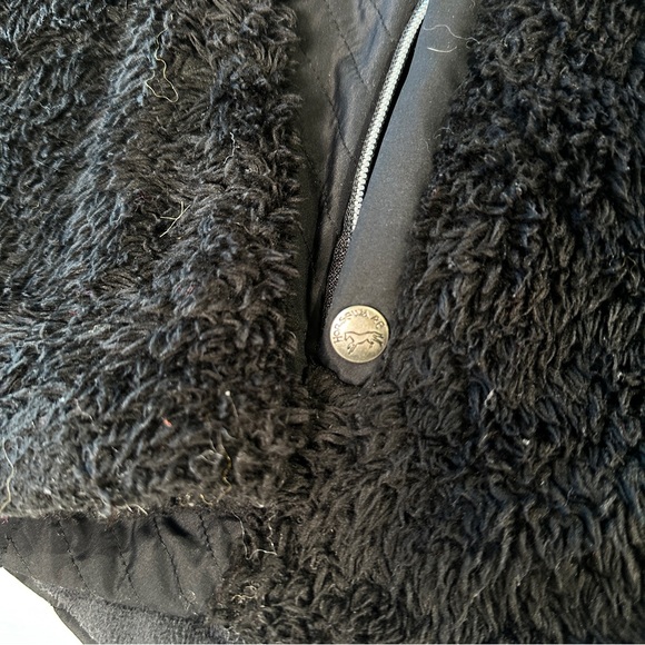 Horseware Ireland cozy sherpa jacket mixed media fleece zip front women’s small - Picture 3 of 15